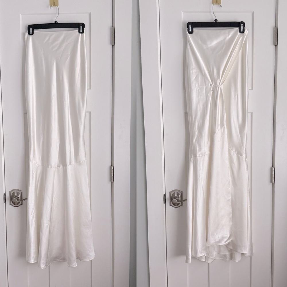 V. Chapman Calla Lily Two Piece Skirt Set White NEW with tags - Picture 7 of 14
